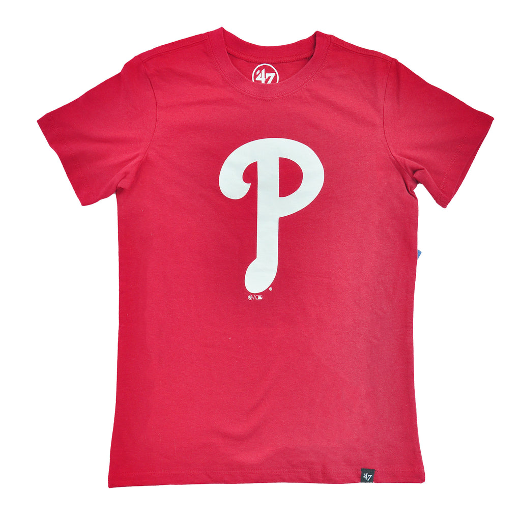47 Brand / Women's Philadelphia Phillies Red Splitter Raglan Three